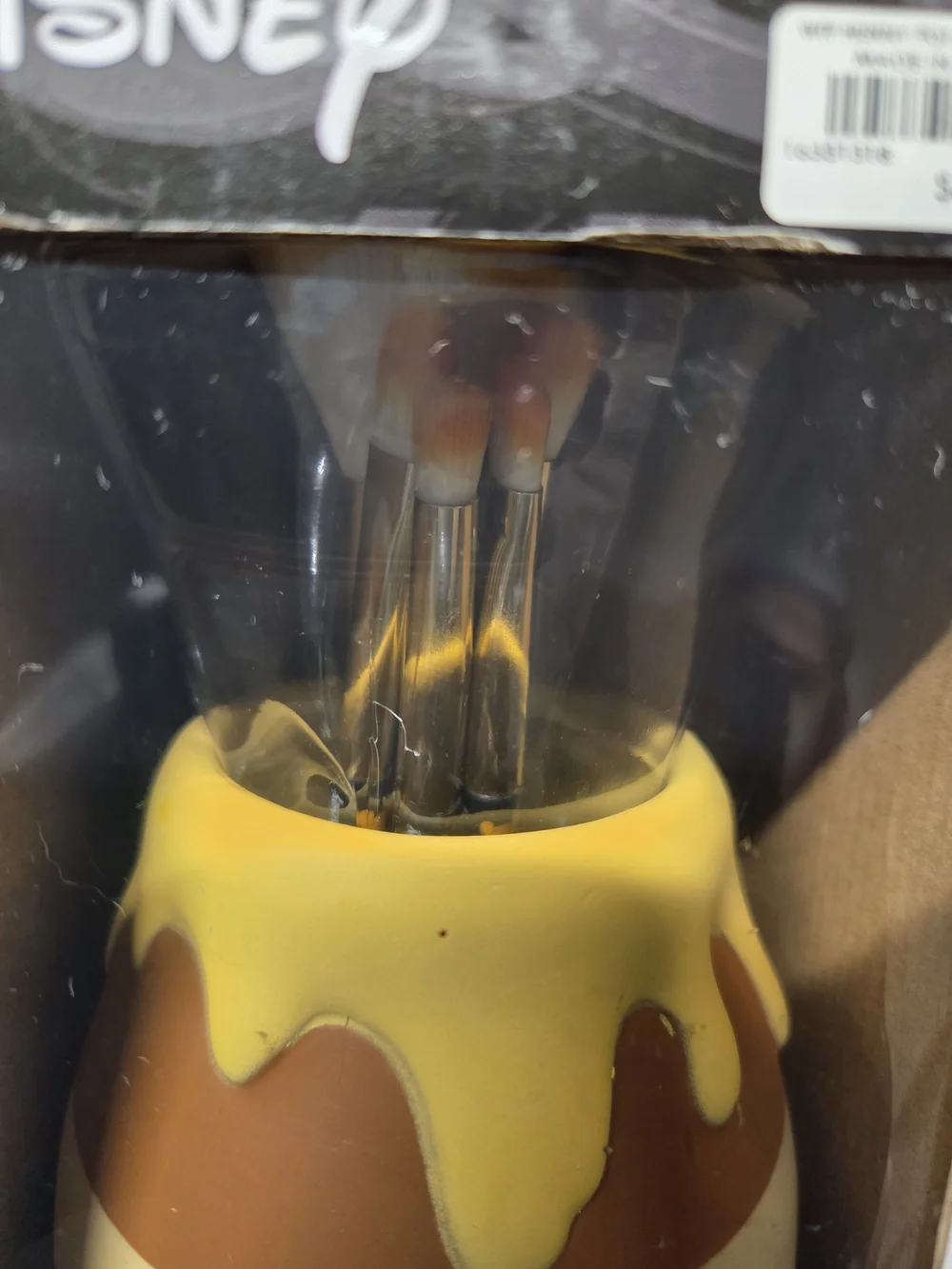 Disney Winnie The Pooh Hunny Pot Makeup Brush Set & Holder